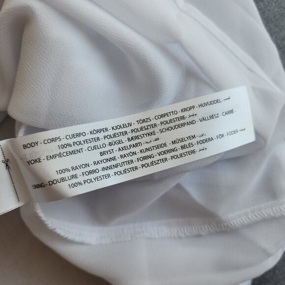 NWT Ariat Freedom Tunic Embroidered Boho Western Blouse Long Sleeve White - Picture 10 of 11